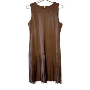 ALLEN B. By ALLEN SCHWARTZ - Brown Suede Dress